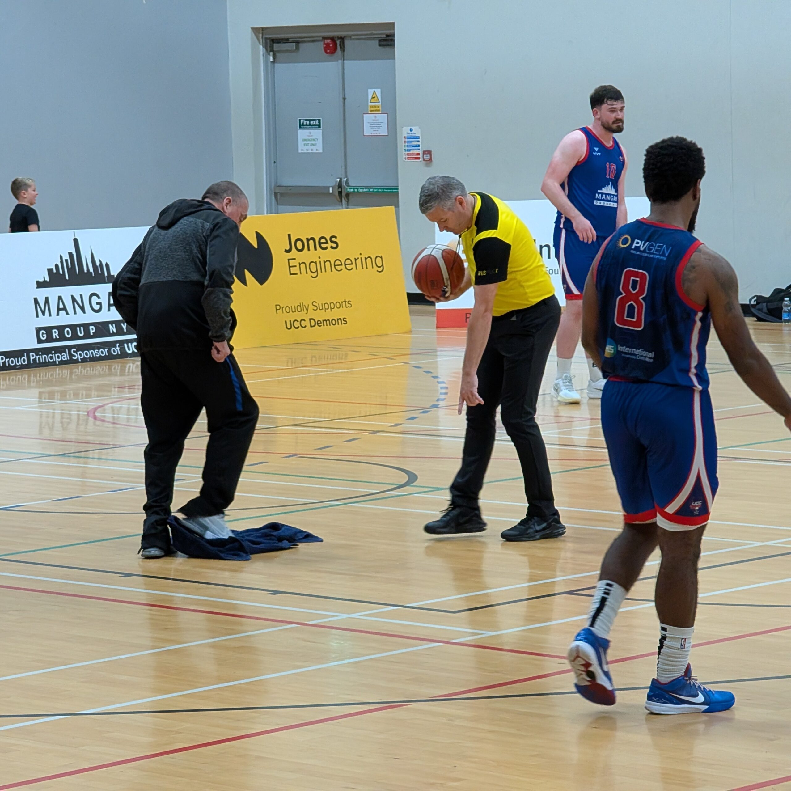 If you can't appreciate a ref directing a guy on where to wipe a towel, what can you enjoy?